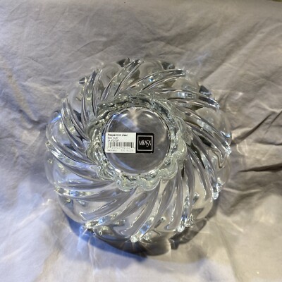 Mikasa Crystal 10  Peppermint Serving Bowl Heavy Leaded Crystal