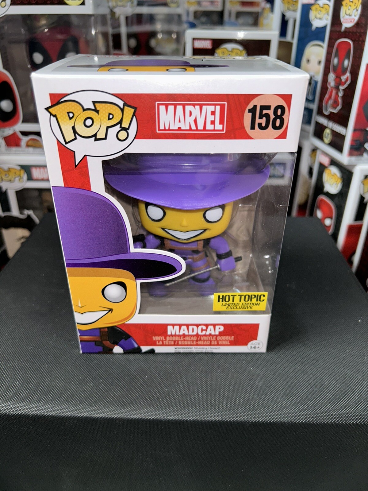 Sale Funko Pop! Vinyl: Marvel - Madcap (Madcap) (Indigo) - Hot Topic (Exclusive) #158