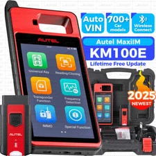 2025 Newest Autel MaxiIM KM100 Key Fob Programming Tool Immobilizer 700+ vehicle