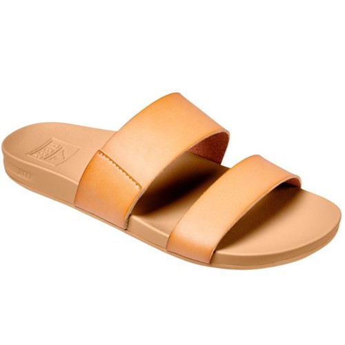 Reef RF0A3OKSNAT Women's Cushion Vista Natural Lightweight Classic Slide Sandal