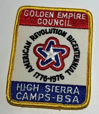 1976 High Sierra Camp California  Boy Scout Camp Patch TT9