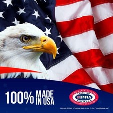 Premium 3X5 American Flag - Heavy Duty, Made in USA, Embroidered Stars