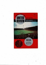 1967 Manchester United v Tottenham Hotspur Charity Shield Football Programme