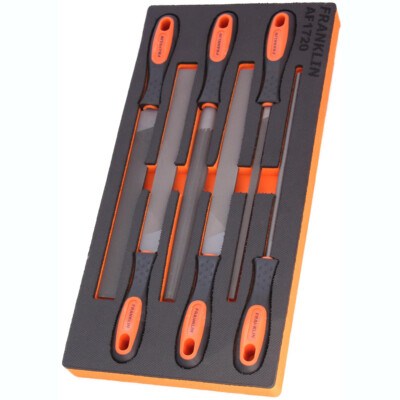 File Set Soft Grip 8''(200mm) 6 Pce Franklin Tools AF1720