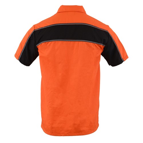 Camisa mecánica de motocicleta reflectante de dos tonos de alta resistencia para hombre - Imagen 17 de 81