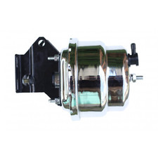 Leed Brakes -et 7 In Dual Power Brake Booster With Bracket - Chrome