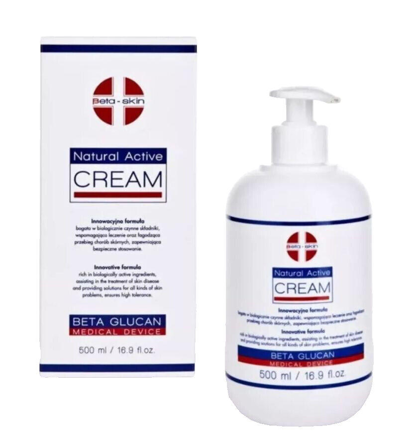 Beta-Skin Natural Active Cream, body cream, 500 ml