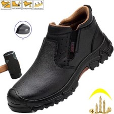 Steel toe shoes for Men Composite toe work boot Welder Boots Indestructible