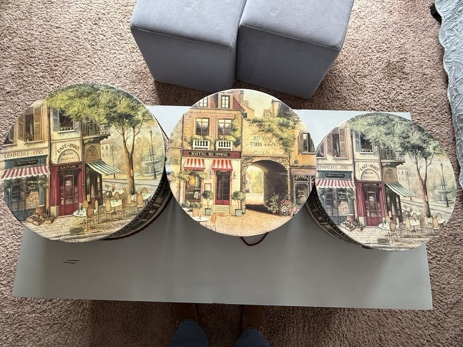 3 Stackable Hat Boxes, 3 Different Sizes - Fit In… - image 8