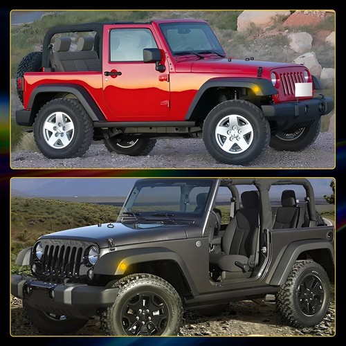 Par de luces LED laterales ámbar para guardabarros delantero para Jeep Wrangler 2007-2017 JKU JK - Imagen 10 de 15