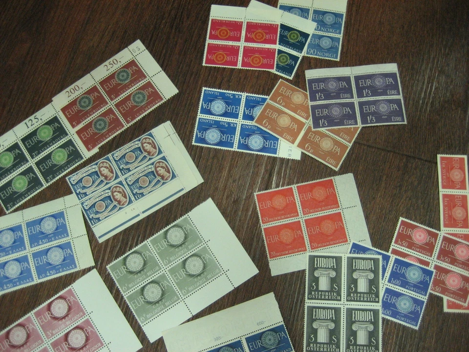 1960 EUROPA YEARSET MNH STAMPS BLOCK INCL LIECHTENSTIEN CAT£800 DEALERS £240 - Image 3 of 4