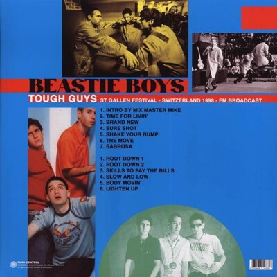 The Beastie Boys - Tough Guys: Switzerland 1998 Red Vinyl