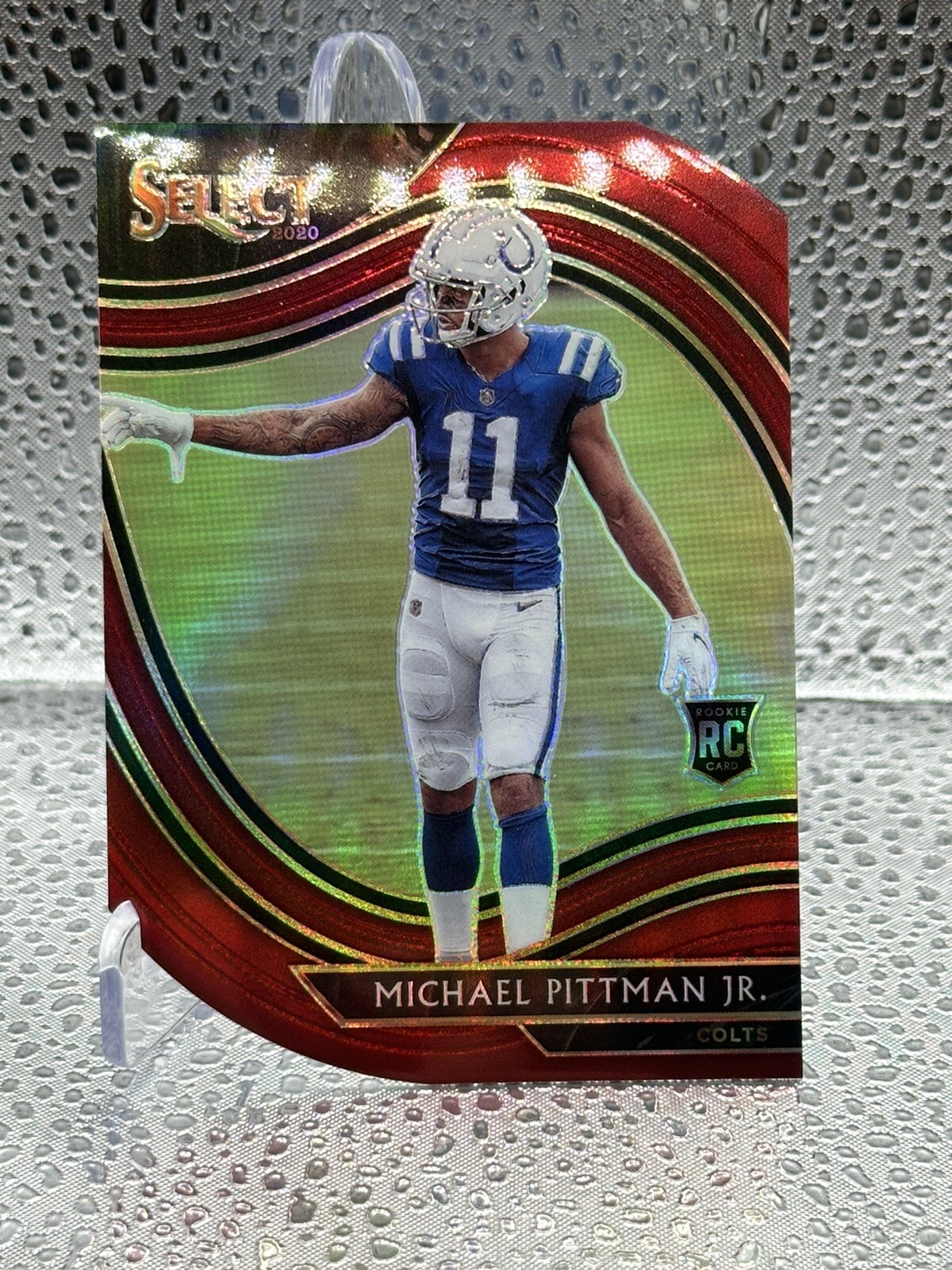 2020 Michael Pittman Jr. Select Field Level Die Cut Maroon Prizm RC Colts