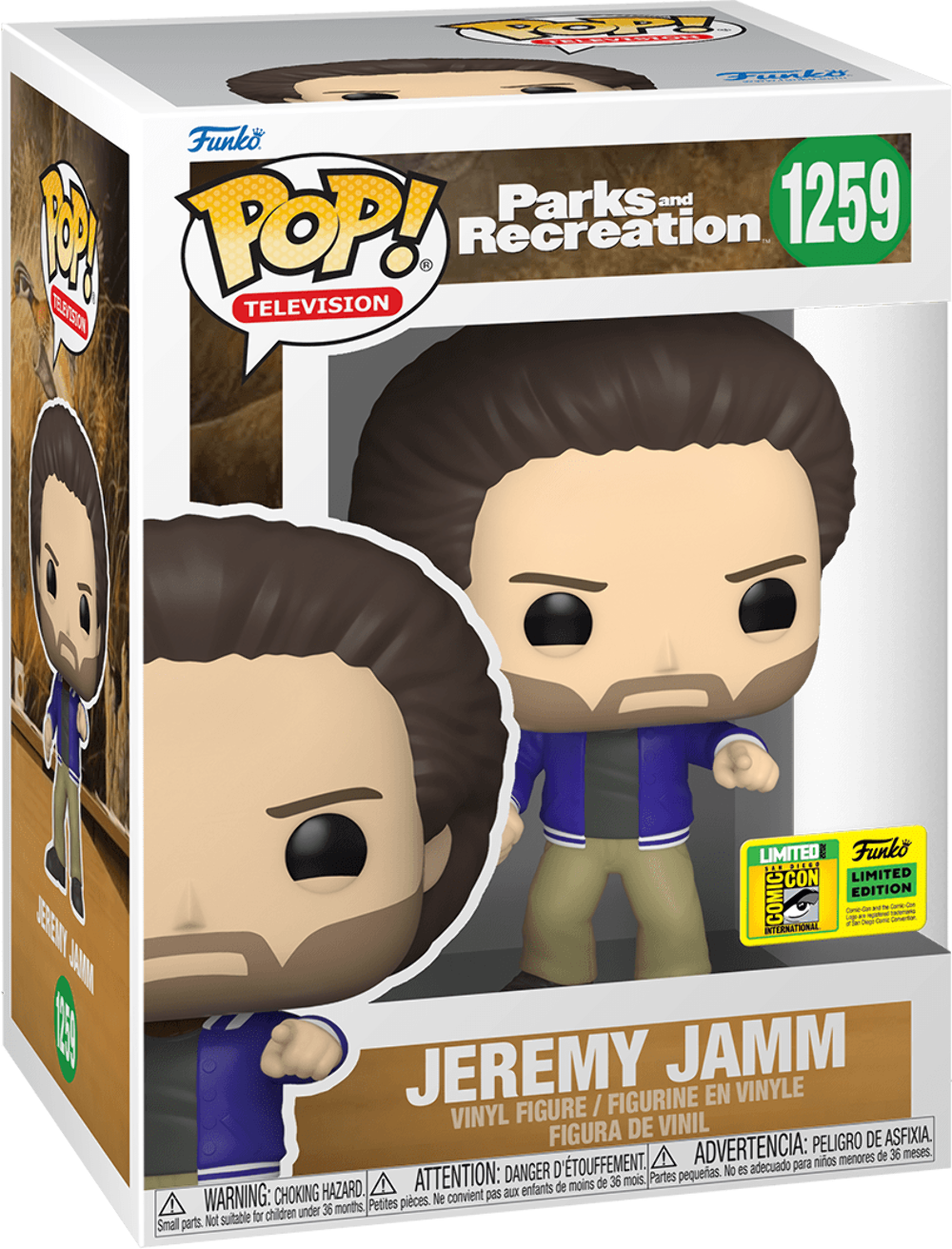 Funko POP Parks Recreation SDCC 2022 Exclusive Jeremy Jamm #1259