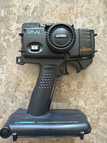 AIRTRONICS AM RIVAL SPORT 2 CHANNEL DIGITAL Radio Control RC Transmitter 75MHZ - Picture 10 of 10