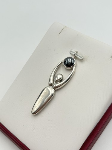 STERLING SILVER 925 SIPE GODDESS OF FERTILITY PENDANT 8.8g - Picture 3 of 9