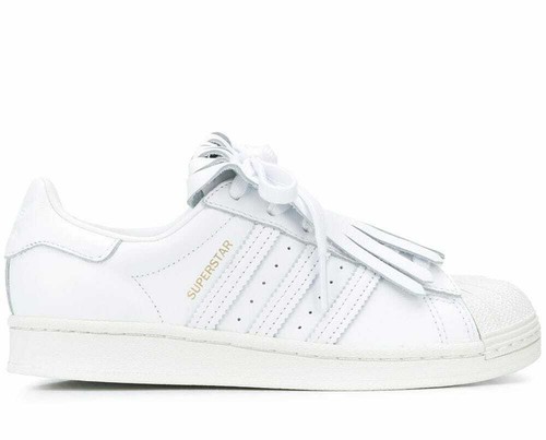 ADIDAS ORIGINALS SUPERSTAR FRINGE WHITE TRAINERS SNEAKERS WOMEN SHOES FV3421  | eBay
