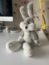 Rare Vintage 1999 Looney Tunes Bugs Bunny Soft Toy Plush with Moveable Limbs