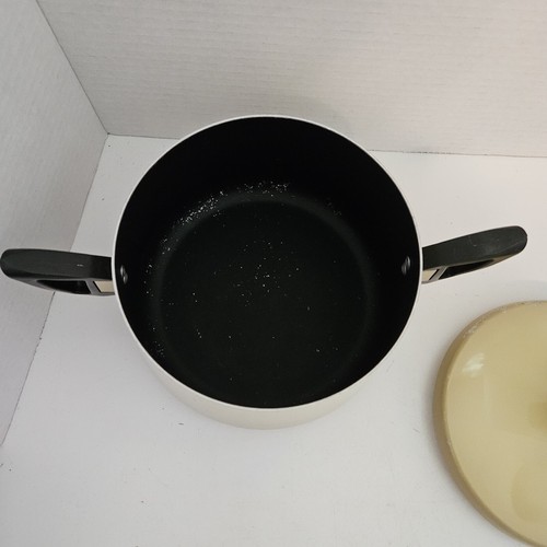 Aluminum Enamelware Pot Modern Atomic Kitchen Decor Harvest Gold Kitchen Decor - Picture 5 of 11