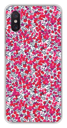 Coque en silicone imprimée compatible Xiaomi Mi 8 Pro Liberty Wiltshire Rouge - Bild 1 von 3