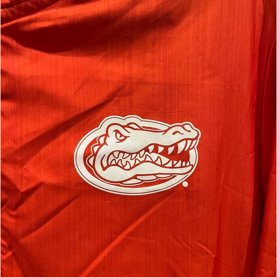 Nike Florida Gators Lightweight Half-Zip Windbreaker Jacket Orange Team Gear L - Image 3 of 4