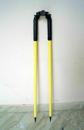 Two-Leg Surveying Prism Pole Stand with Thumb Push Lock, for Auto Level and GNSS
