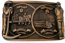 Spec Cast USA IH Limited Edition McCormick Reaper Axial Flow Combine Belt Buckle