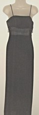 Celavie Collections NWT Small junior black spaghetti strap evening prom dress 
