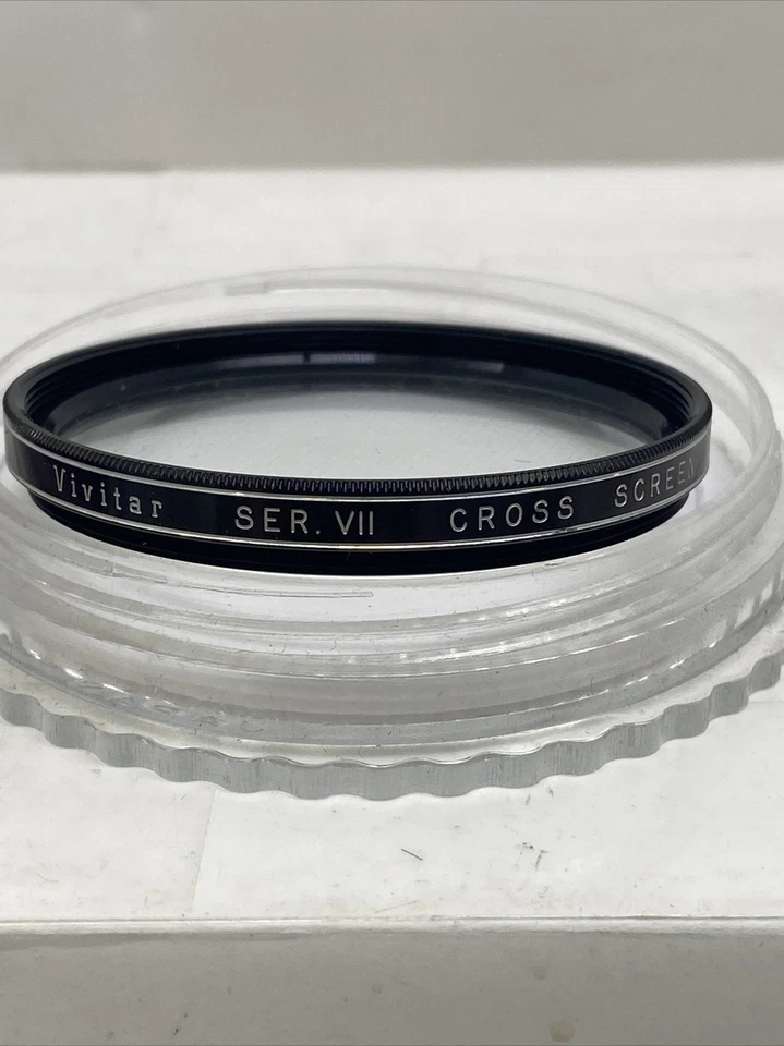 Vivitar Series VII (7) NEW Cross Screen Screw-In Filter Case/Box Japan - Image 3 of 4