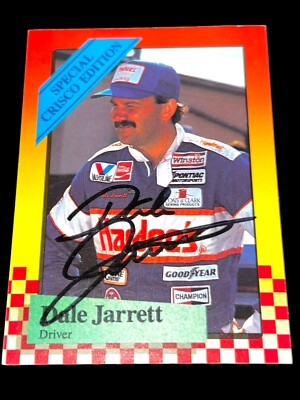 Dale Jarrett 1989 MAXX HARDEES WINSTON CUP HOFer VINTAGE NASCAR autographed card