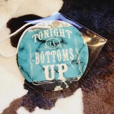 Bottoms Up Unscented Hanging Car Air Freshener