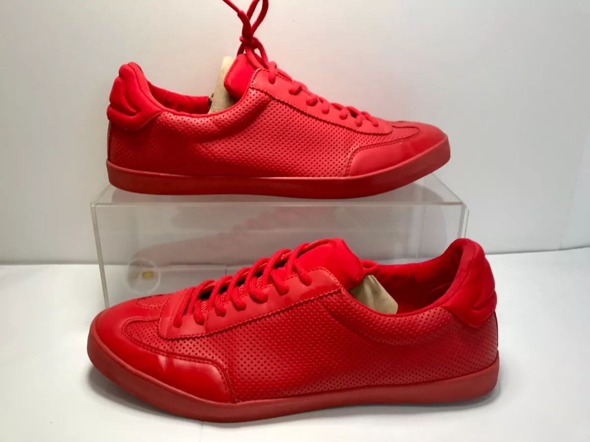 Man Low Triple Red Sneaker 10.5 US 44 EU Lace Up Casual | eBay