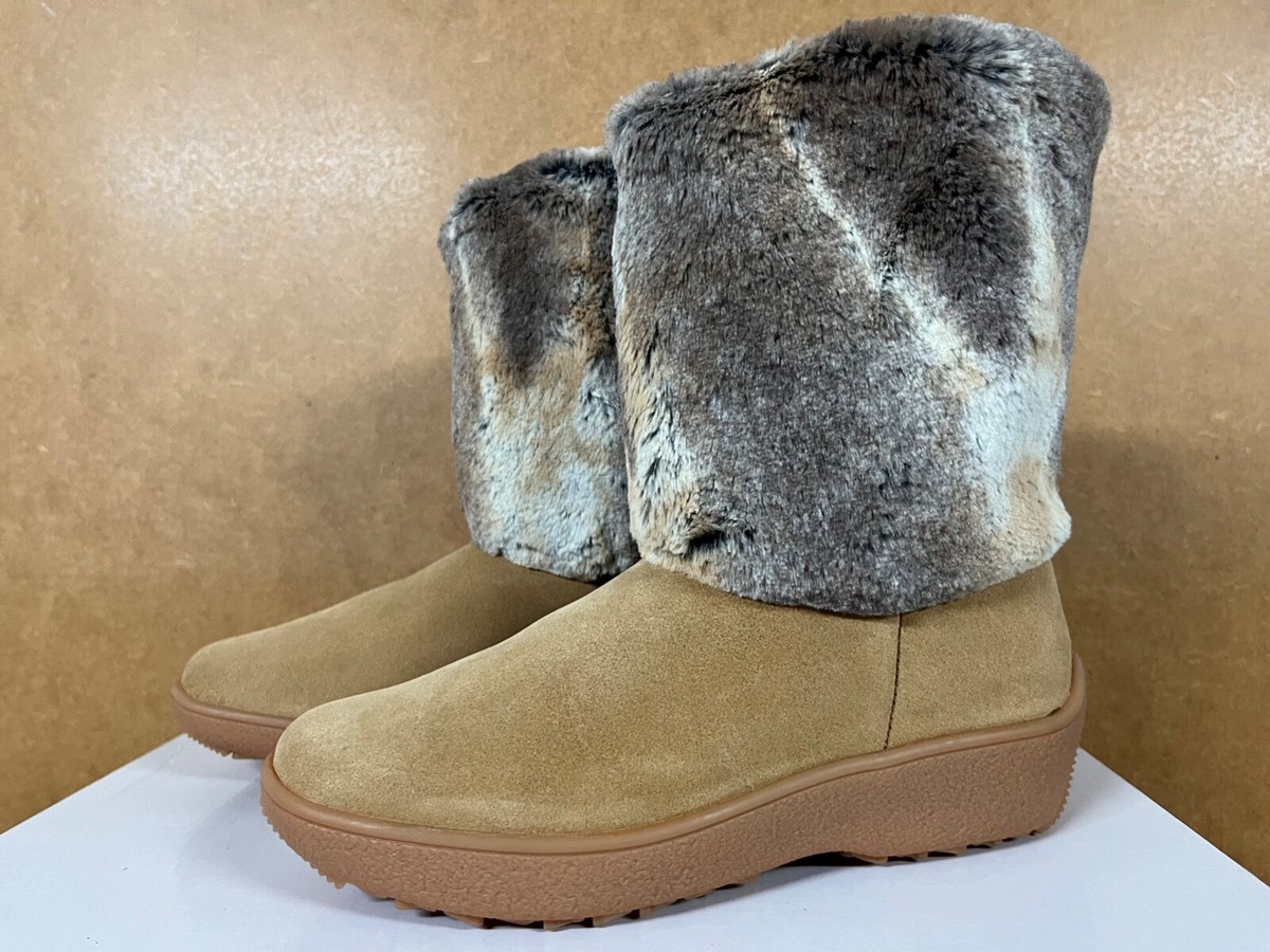 Oscar Sport Apres Ski Volpe Short Boots Faux Fur Made in Italy Womens  EU38