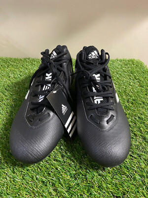 Men's Adidas Freak Mid Football Detachable Cleats Black White