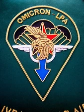 FANION (CANNETILLE) DES COMMANDOS AIR L.P.A AIR DELIVERY OMICRON