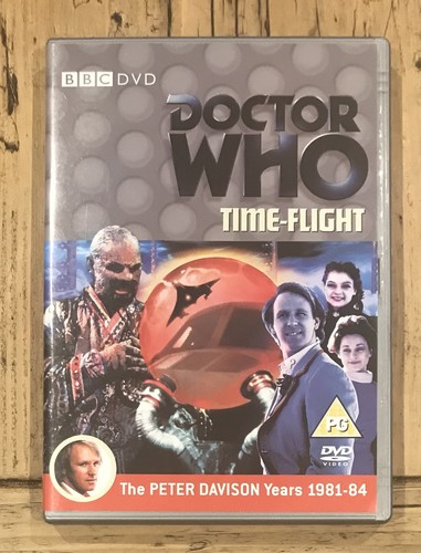 Doctor Who, Time-Flight DVD, Dr Peter Davison, Very Good Condition, Silver Case - Picture 1 of 6