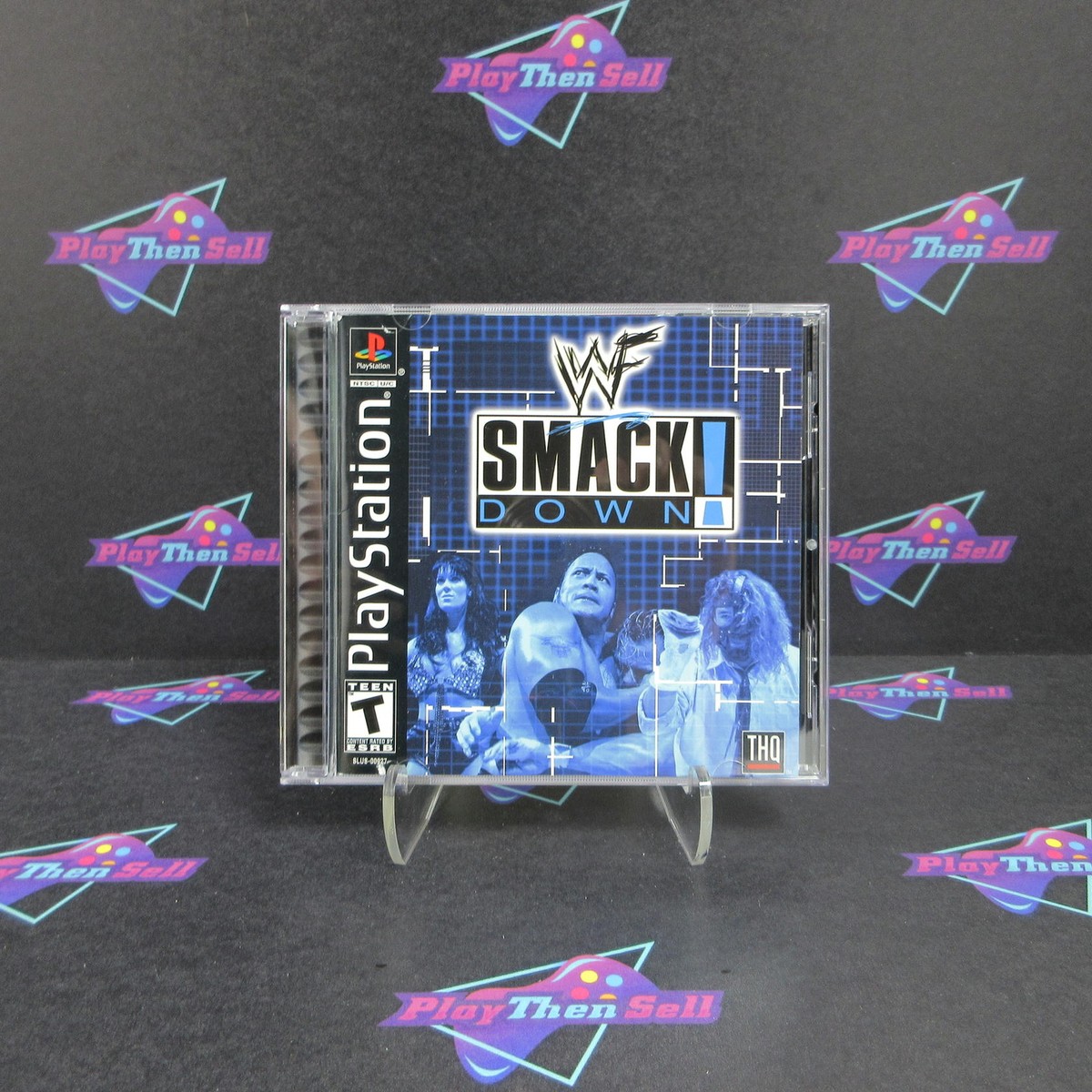 PlayStation - PS★WWF SMACKDOWN 海外版 北米版 ハガキ付 PS☆WWF SMACKDOWN 海外版 北米版 ハガキ付