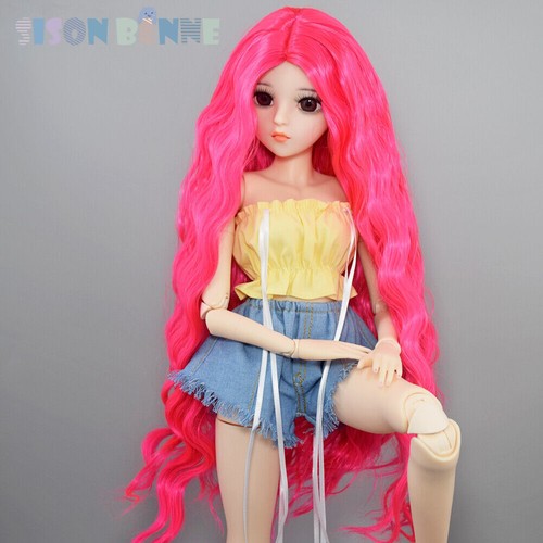 Cheveux Longs BJD Poupée 60cm Épissure Sphérique Corps Féminin Bricolage Jouet - Imagen 19 de 23