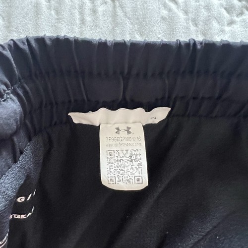 Under Armour Heatgear Women’s Athletic Mesh Shorts Black Blue Lined, Size Large - Picture 7 of 9