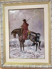 Quadro olio su tela con cornice del maestro GIOVAN FRANCESCO GONZAGA 