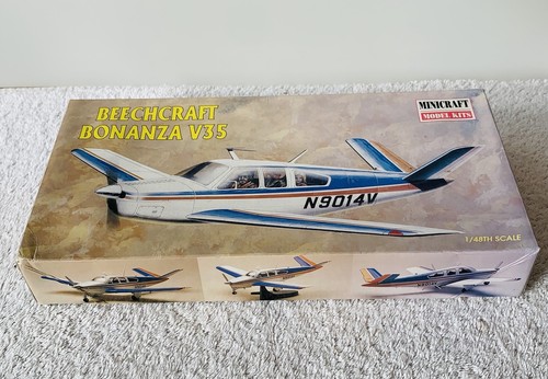 Minicraft Model Kit Beechcraft Bonanza V35 Airplane 1/48 Scale - New Complete - Bild 2 von 11