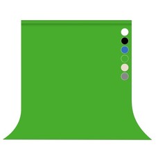 Pksoiil Green Screen Backdrop for Photoshoot Solid Color Background 6x9 ft