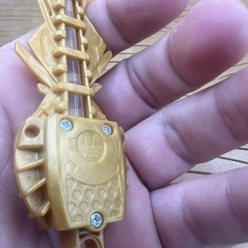 LEGO Bionicle - Inika Light Up Flame Sword - Gold - Part # 55824c01 - From 8727 