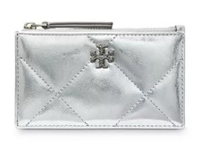 Tory Burch Kira Diamond Quilted Leather Card Holder Wallet