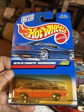 Hot Wheels 1970 Plymouth Barracuda in Orange 3SP Collector #1063