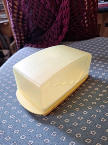 Tupperware Junge Welle Käseglocke Käsedose Butterdose Butterschatz Kuchen Wurst