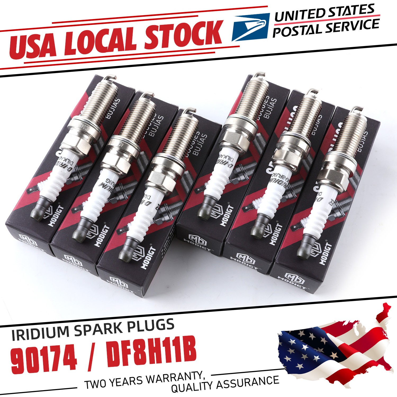 For NGK 90174 6 PCS Iridium Spark Plugs For 11-13 Infiniti M37 OE Replacement