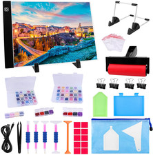 183PCS A4 Diamond Painting Light Pad Kit, Light Board for Diamond Painting Ac...