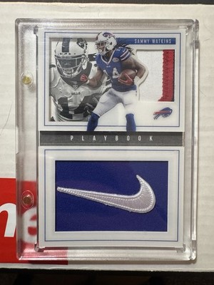 2015 Panini Playbook Booklet Sammy Watkins /2 #BK-SW Swoosh Shadowbox Patch SSP
