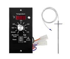 Controlador digital parrilla pellets con sond...